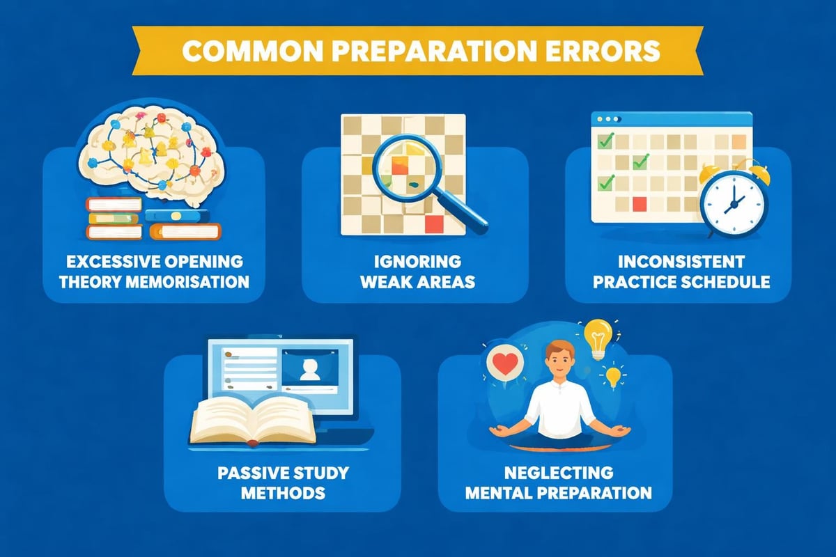 Chess prep mistakes to avoid