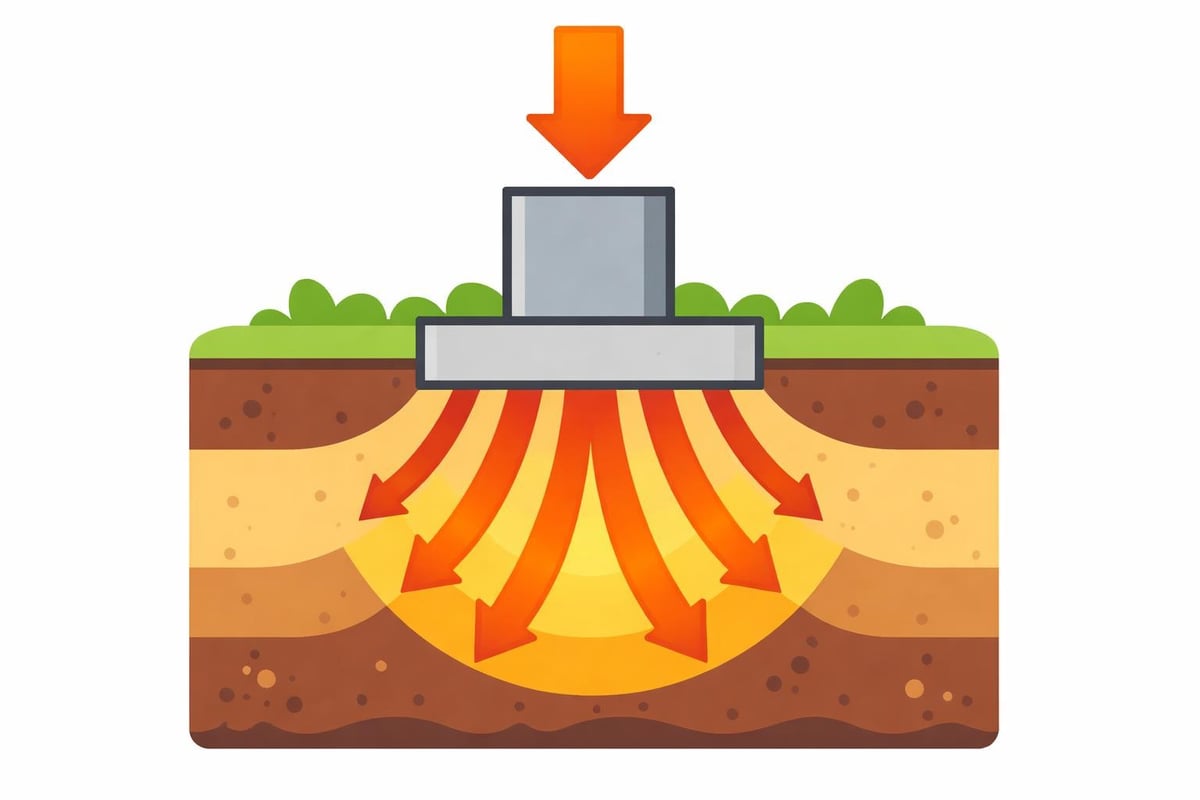 Shallow foundation load transfer mechanism