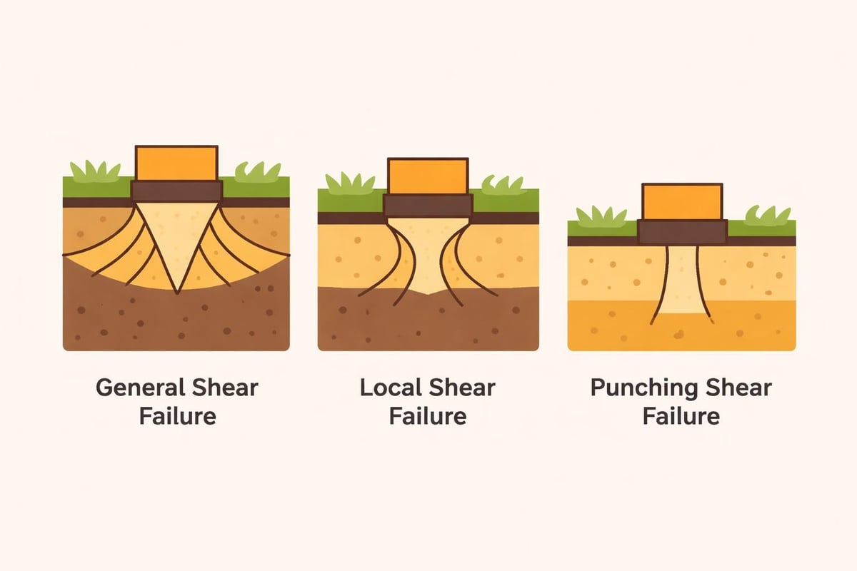 Bearing capacity failure modes