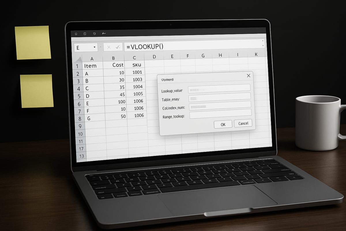 Step-by-Step: How to Use VLOOKUP in Excel