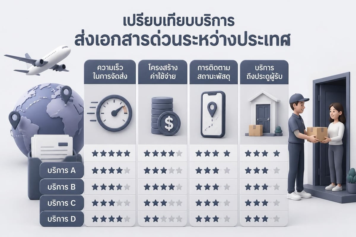 Express courier service comparison
