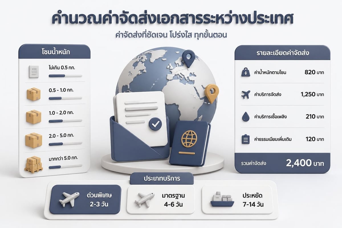 Shipping cost calculation factors