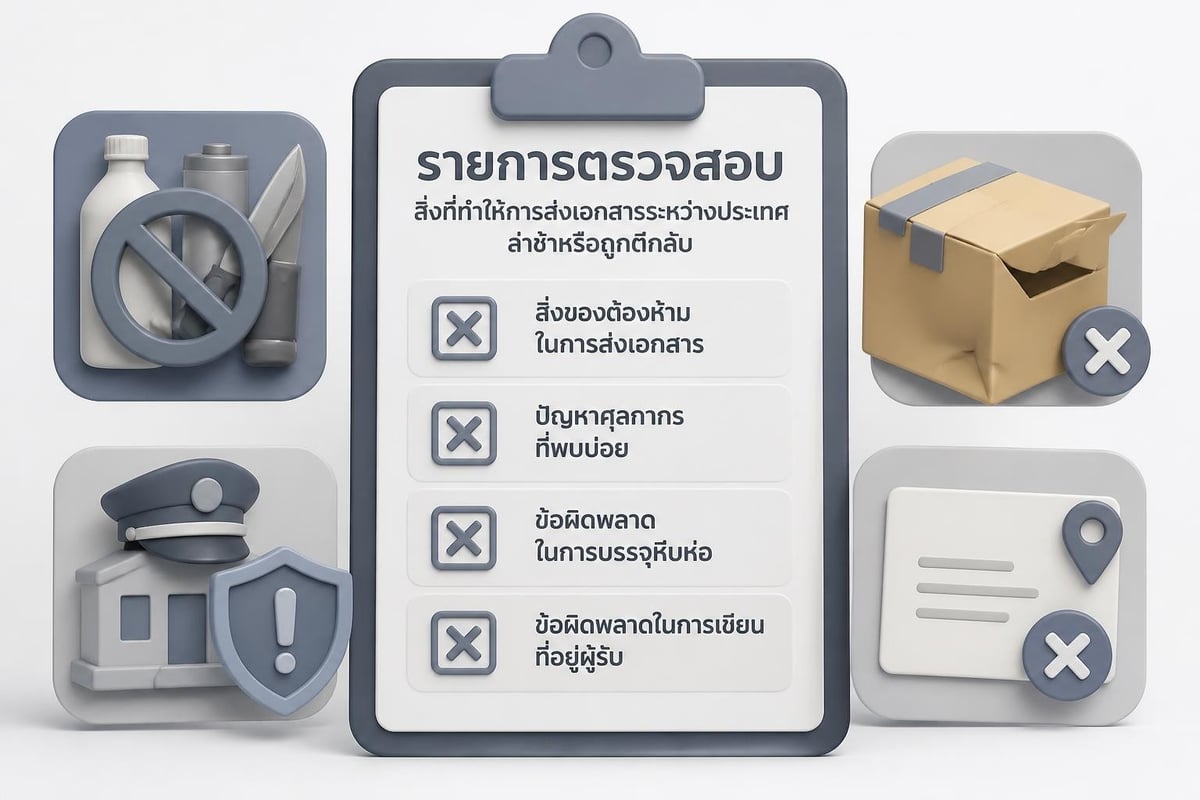 Common document shipping mistakes