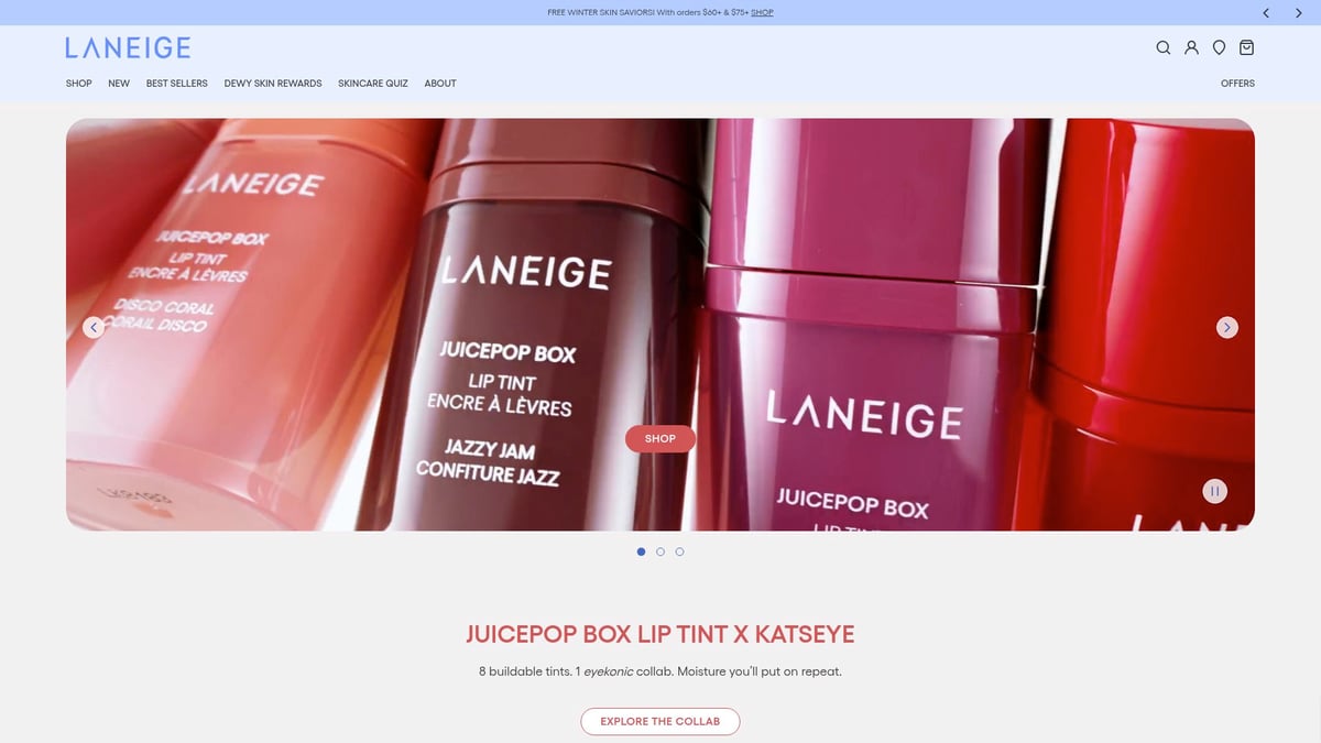 10 Must-Have Beauty Products List for Glowing Skin in 2026 - Laneige Water Bank Blue Hyaluronic Cream Moisturizer