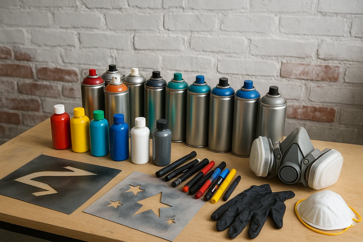 Essential Materials and Tools for Creating a Graffiti Wall