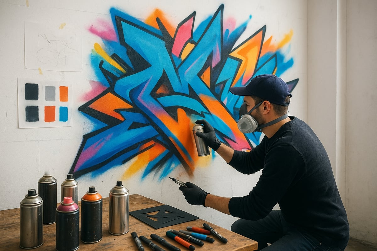 Step-by-Step Guide to Designing and Painting a Graffiti Wall