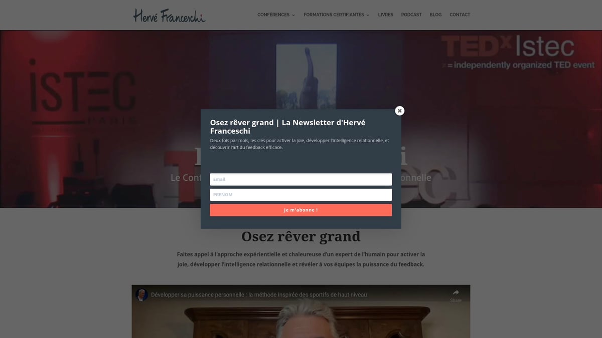 10 Essential Top Business Coaches in France for 2025 Success - Hervé Franceschi – Coach & Leadership Consultant