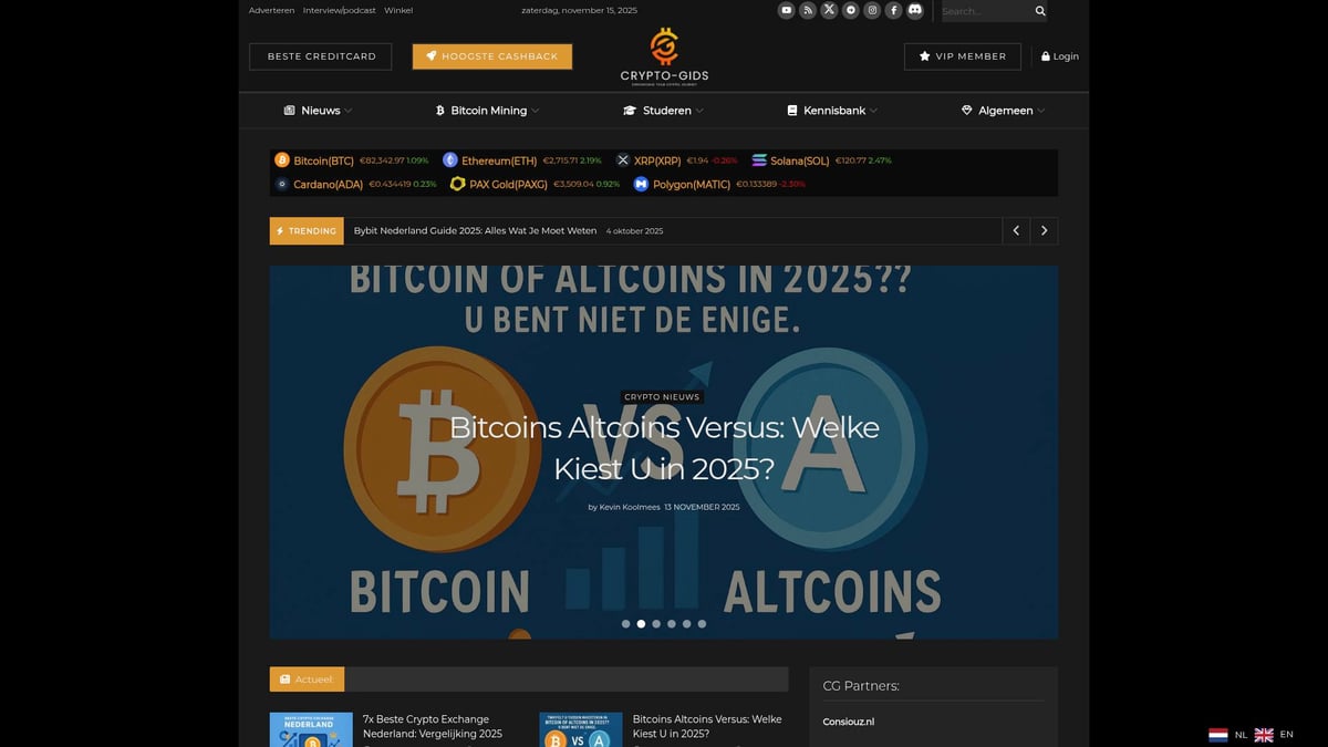 Crypto Nieuws ADA: De Ultieme Gids Voor 2025 - Crypto-Gids.nl: Jouw Bron voor Actueel Cardano Nieuws en Analyse