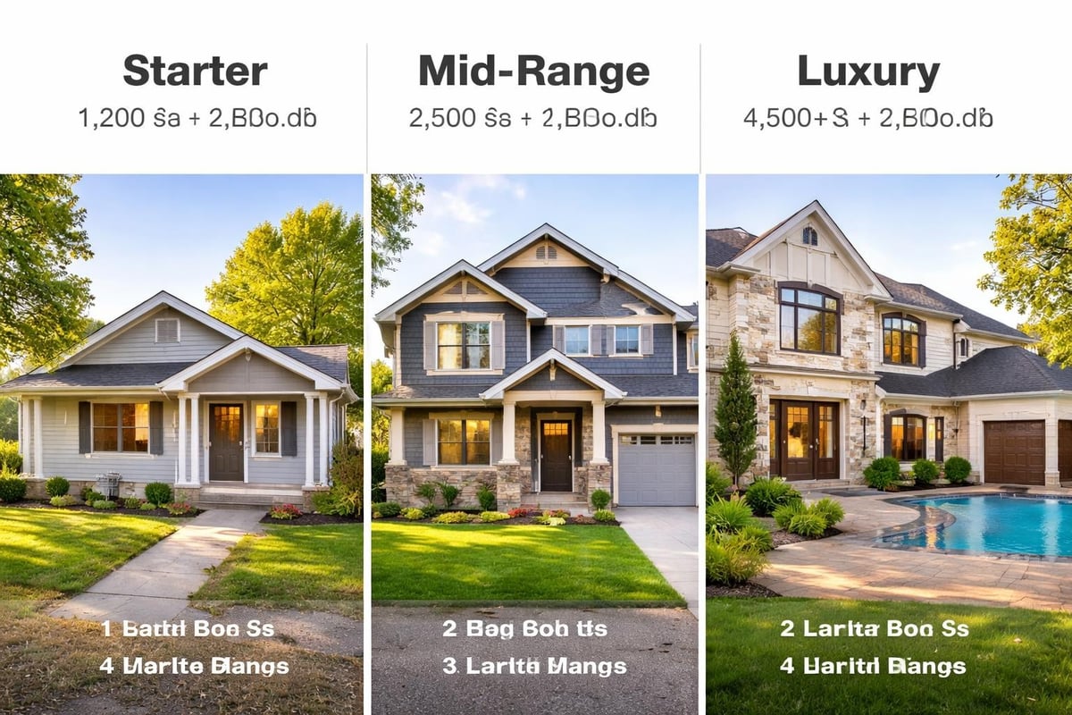 Home features by price range