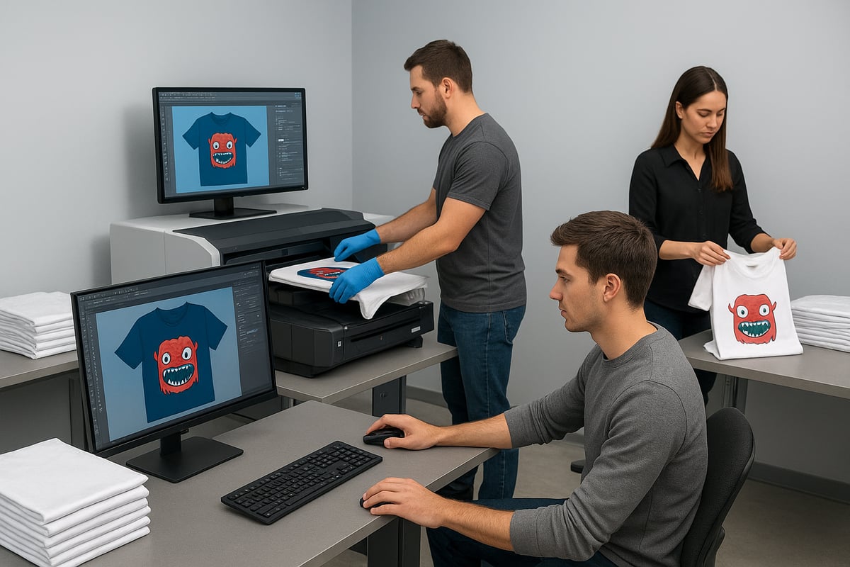 The Step-by-Step Digital T-Shirt Printing Process