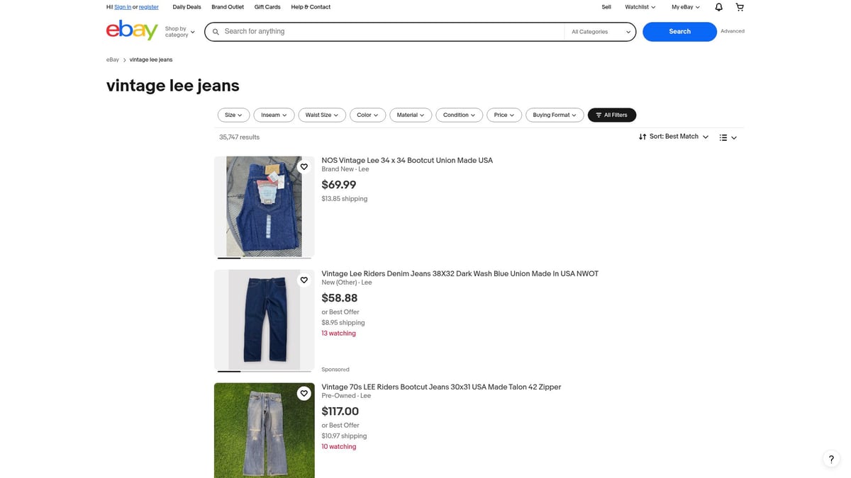 7 Must-Have Vintage Lee Jeans Styles for 2026 Collectors - 5. Lee “Scarlet” Women’s High-Waisted Jeans (1970s)