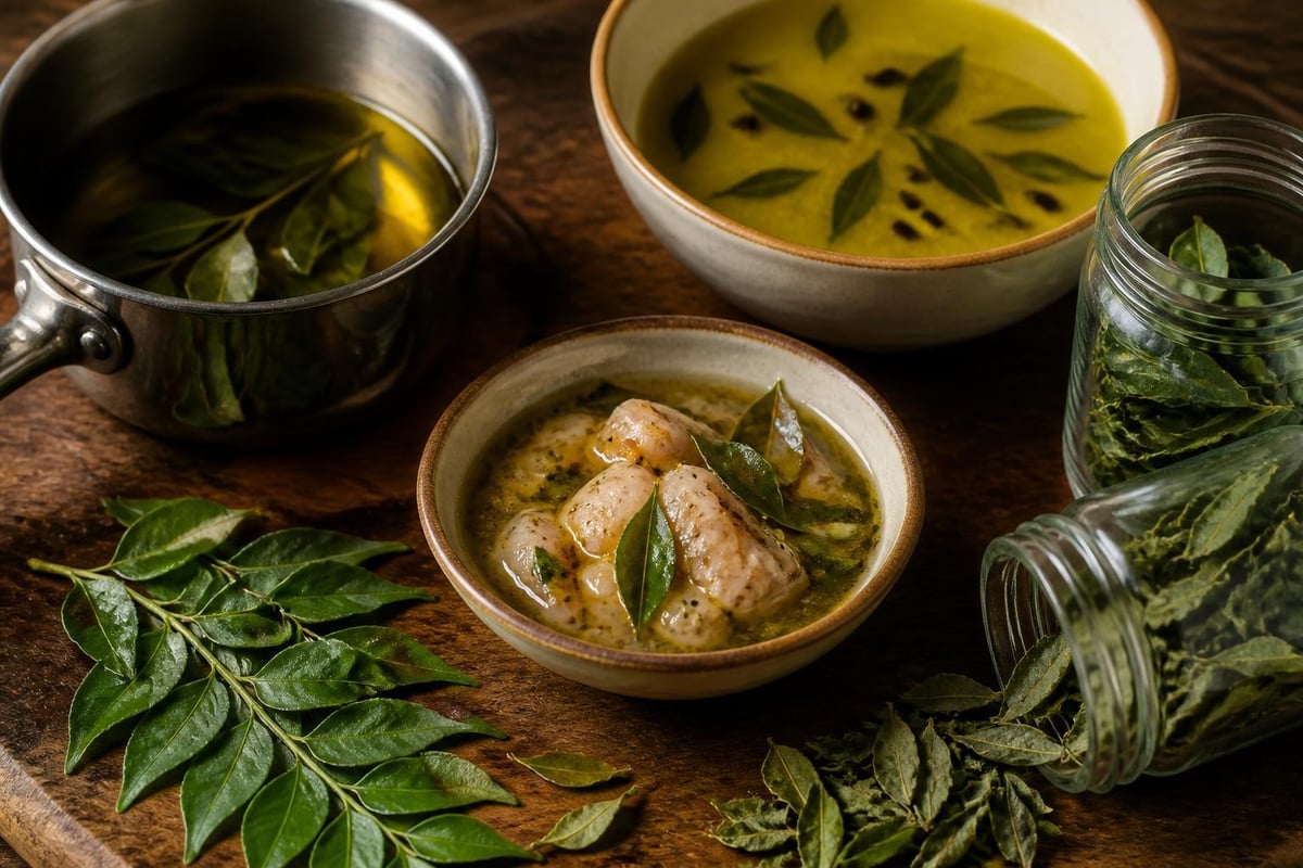 Utilisations culinaires herbes curry