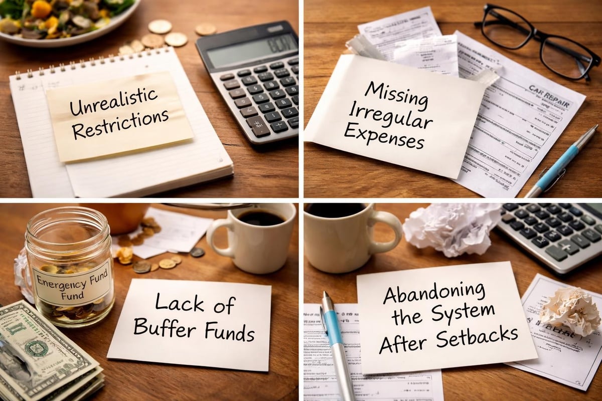 Common monthly budget mistakes