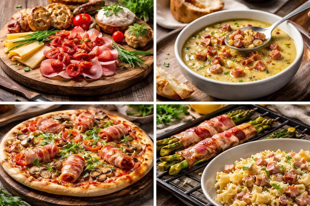 Speck Verwendung in der Küche
