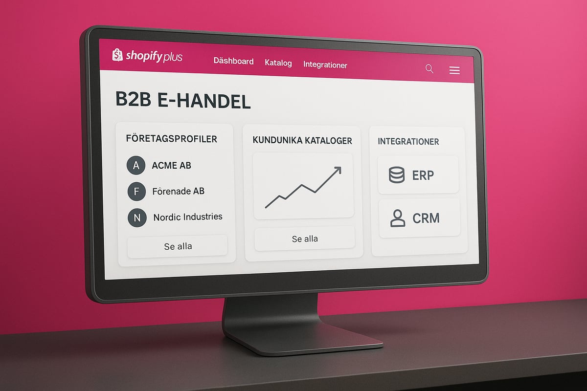 Varför välja Shopify Plus för B2B?