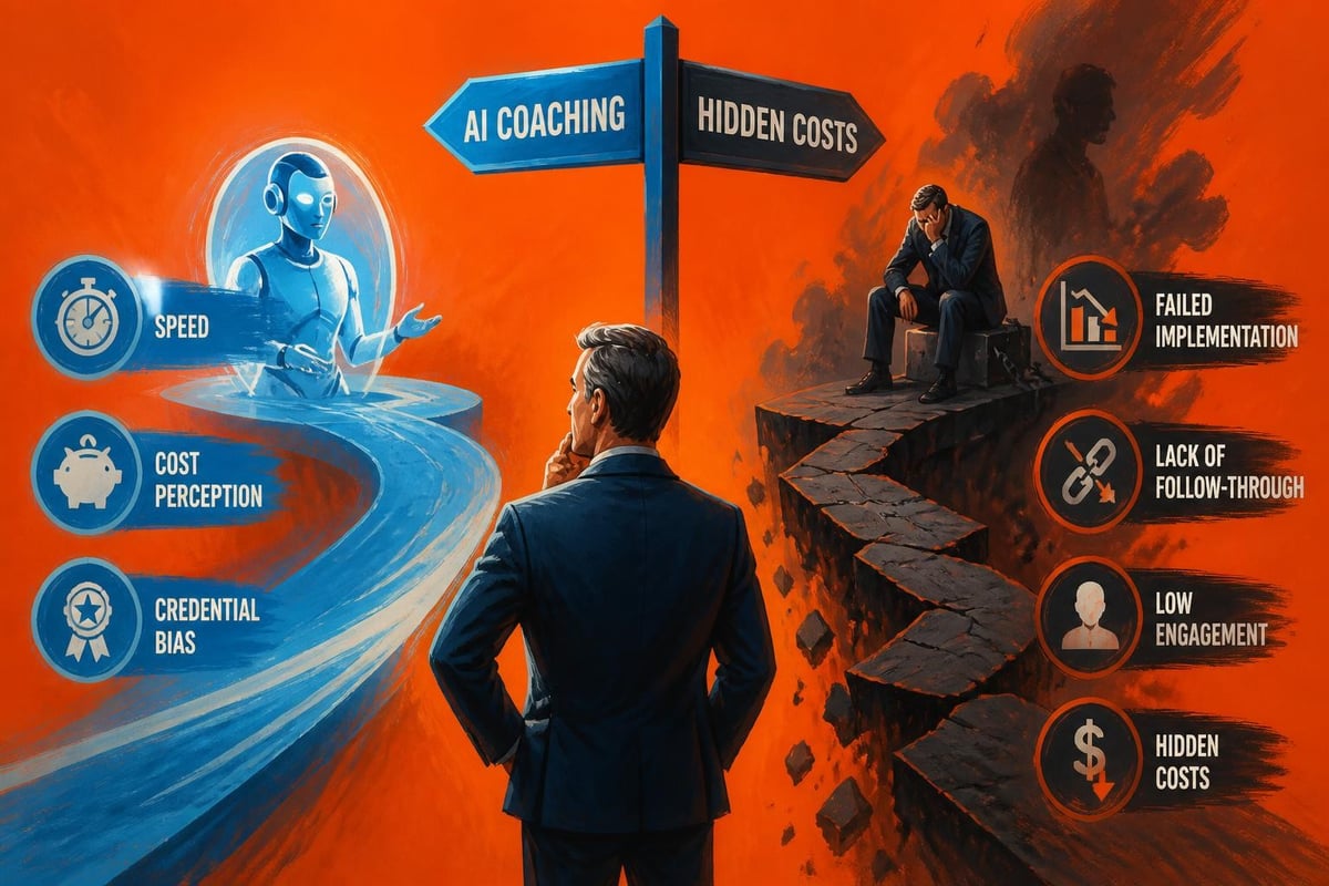 Why leaders choose AI over accountable coaching