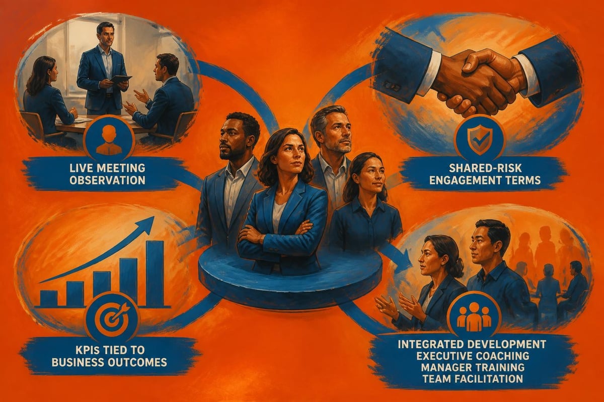 Accountability architecture for corporate coaching