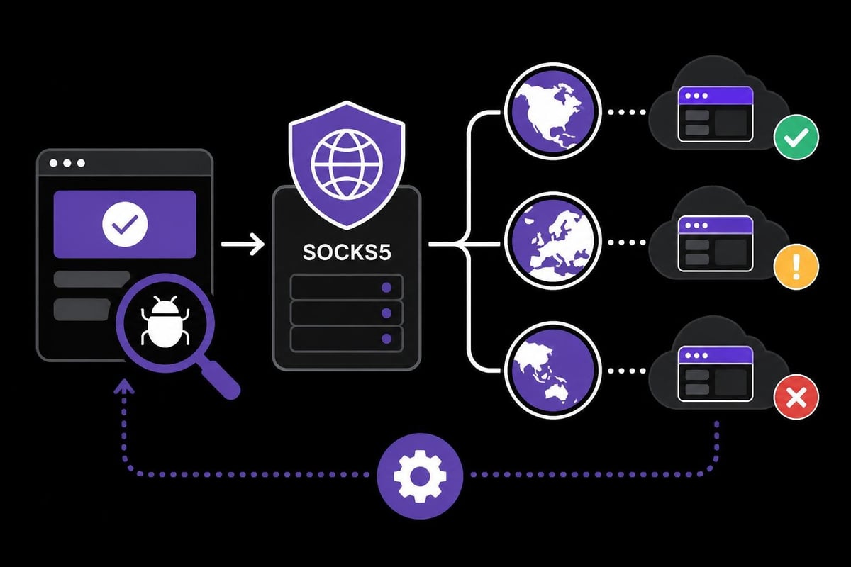 Testing workflow diagram