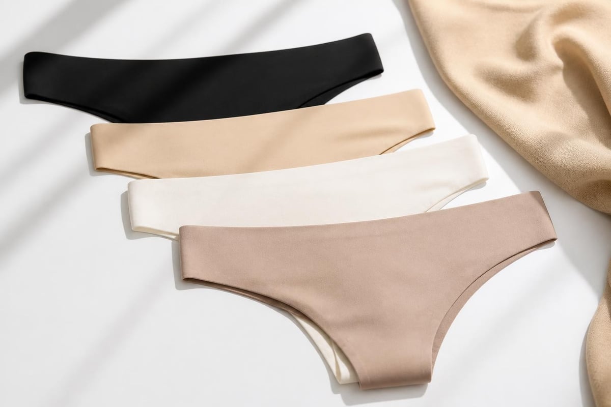 Fabric selection for thong sets