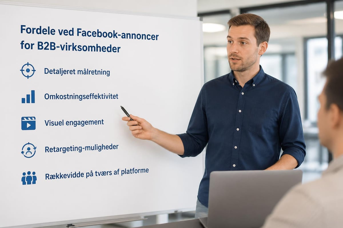Facebook advertising benefits for B2B