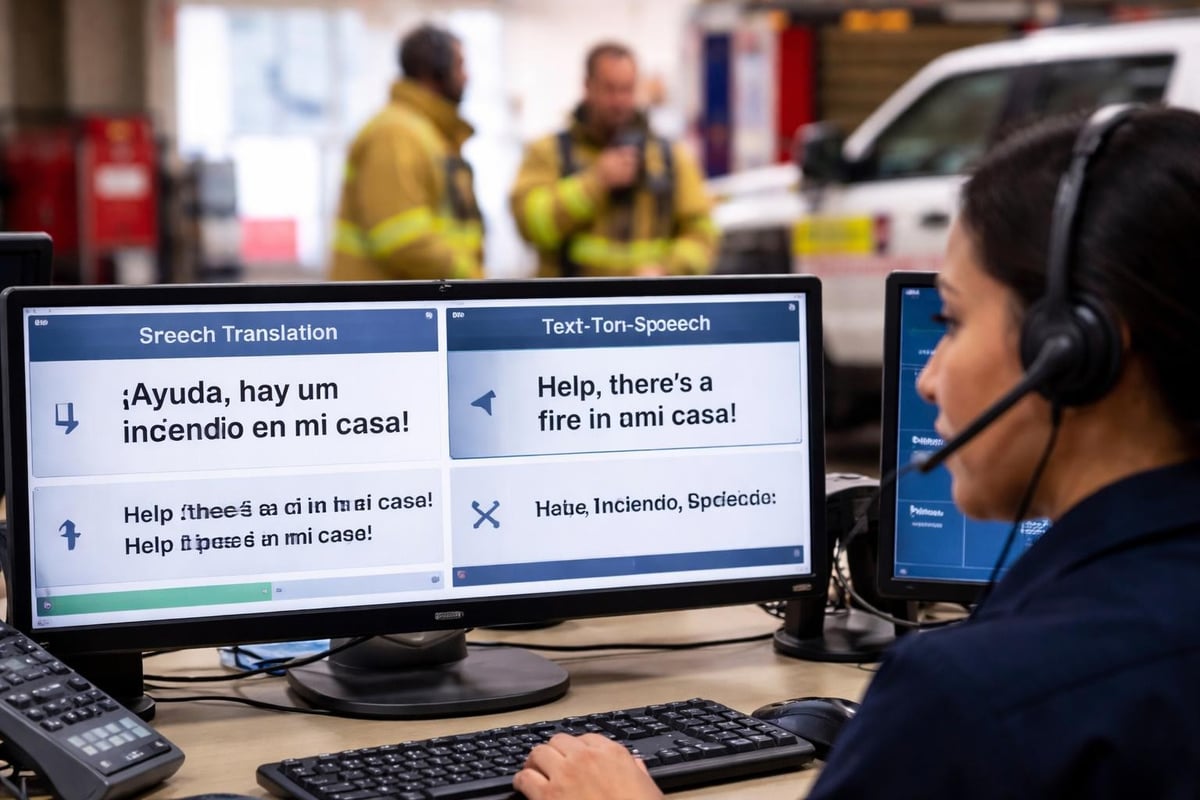 Real time translation technical process