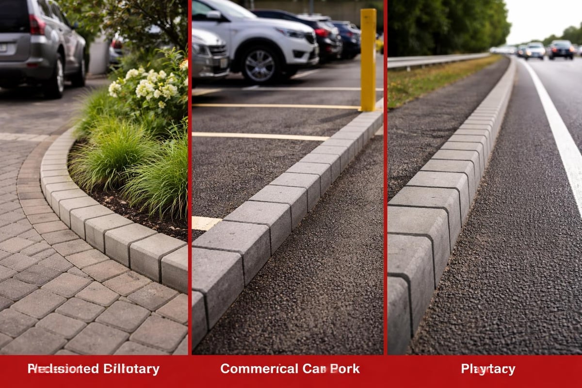 Brick kerbing applications