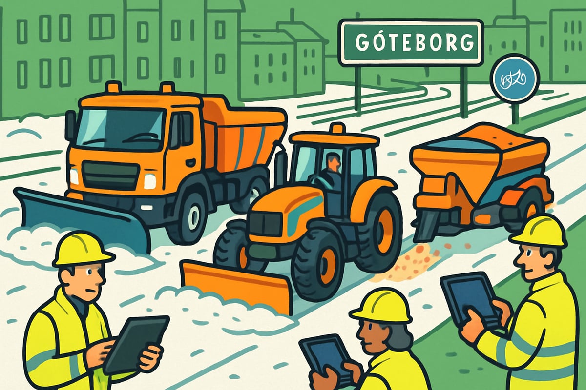 Göteborgs Kommun Snöröjning: Din Guide För 2025 3 Snöröjningsprocessen Steg för Steg: Så Går Det Till