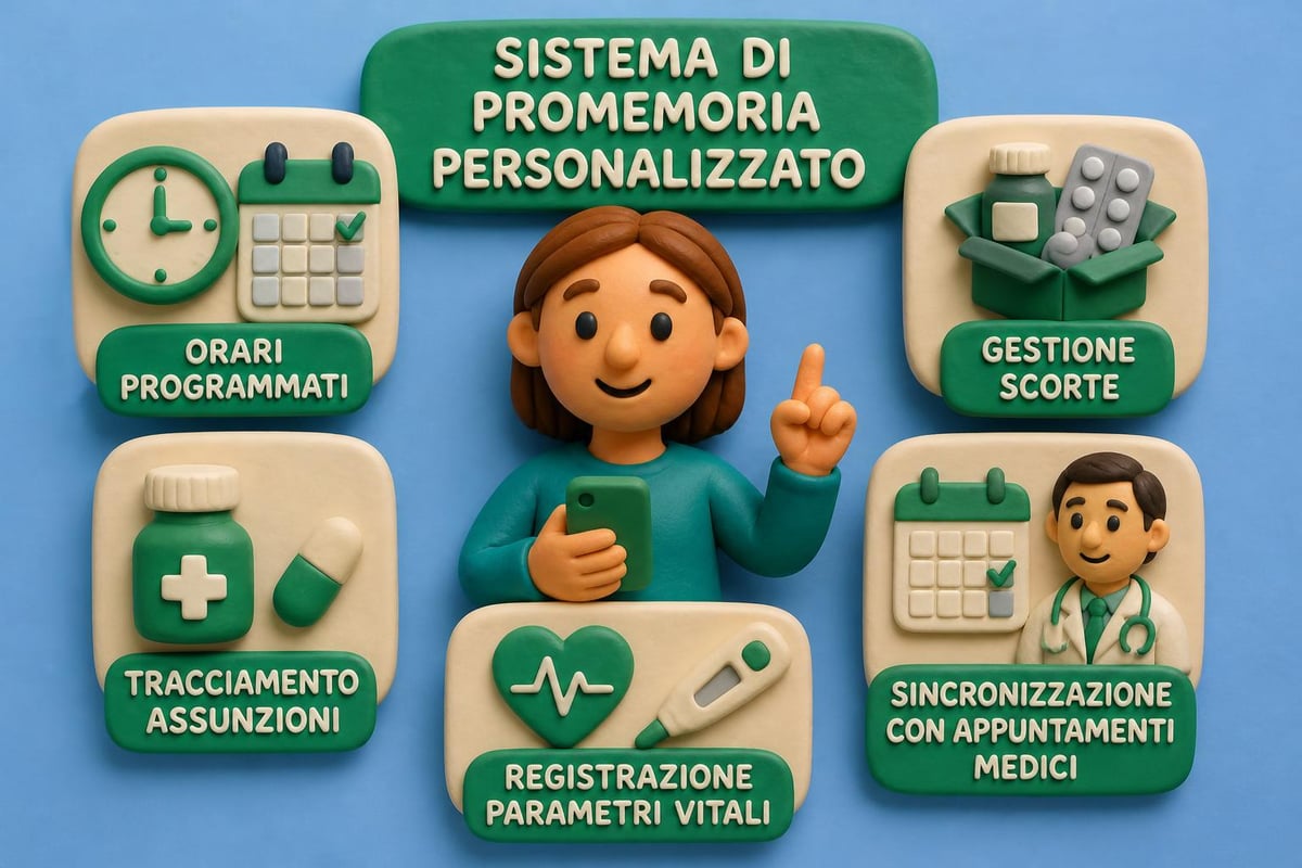 Struttura di promemoria terapeutici