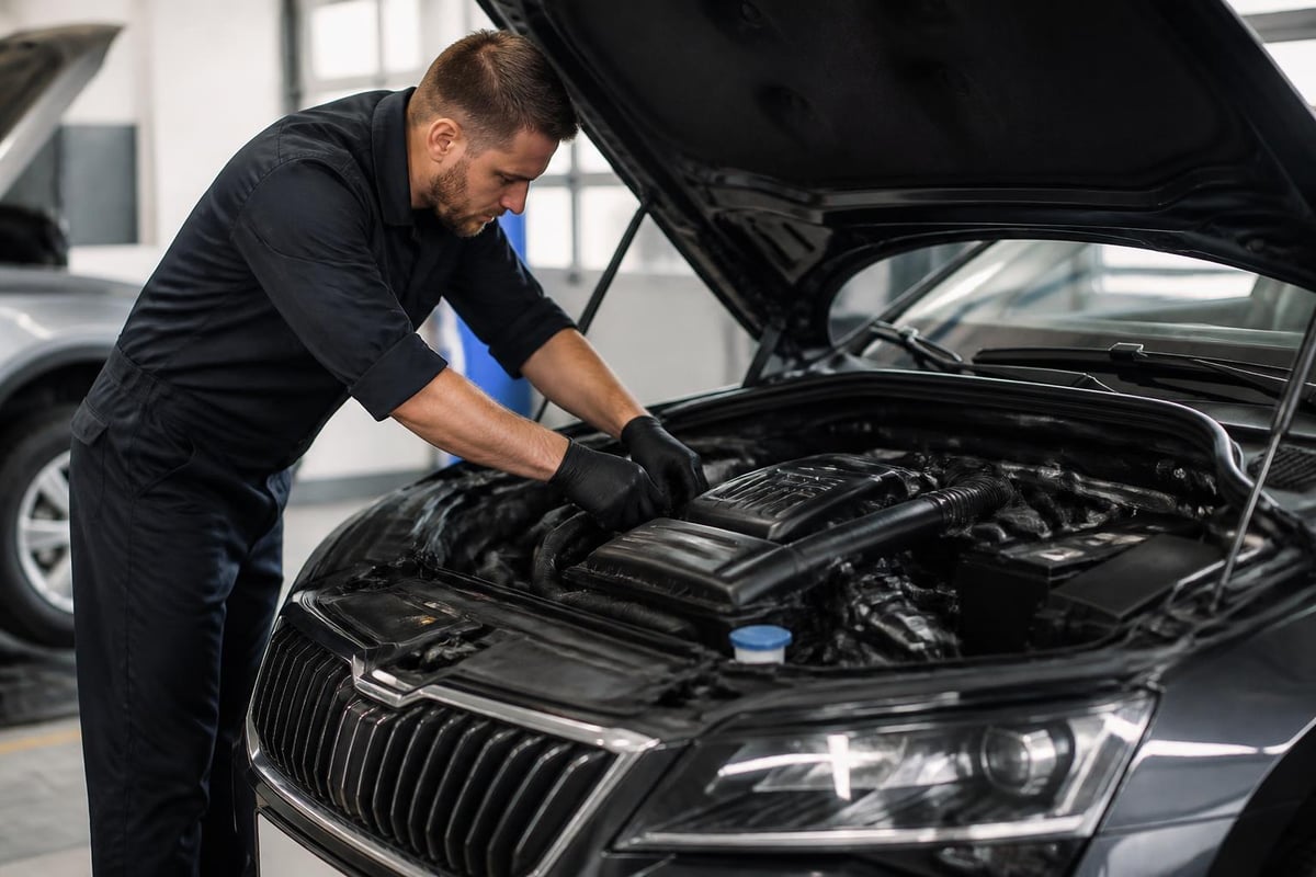 Skoda comprehensive service checklist