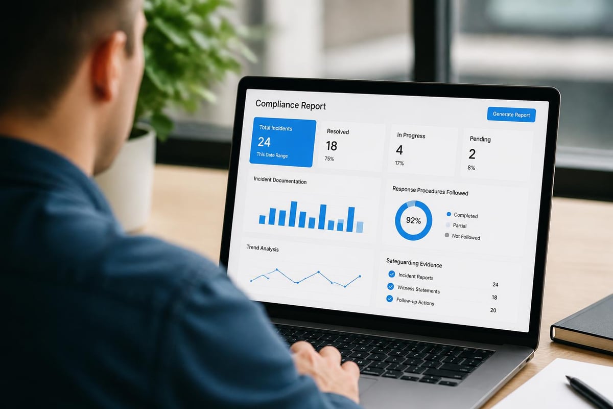 Compliance reporting workflow