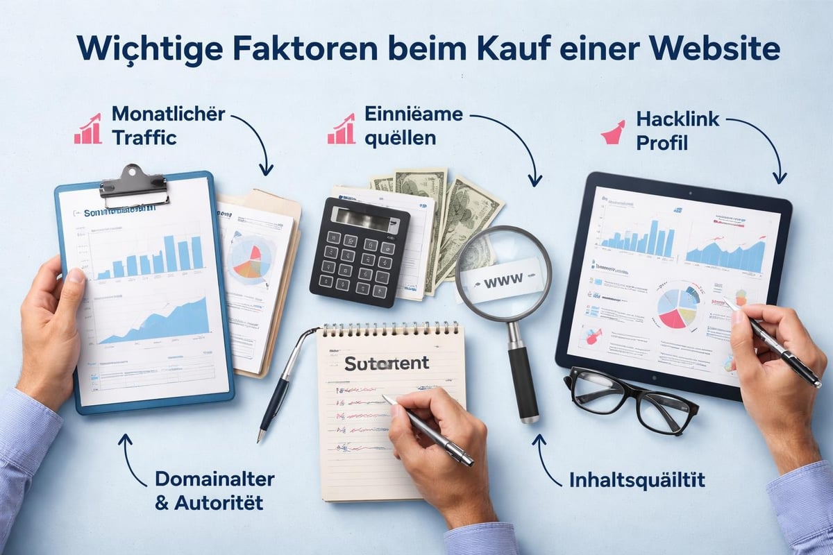 Website-Bewertungskriterien