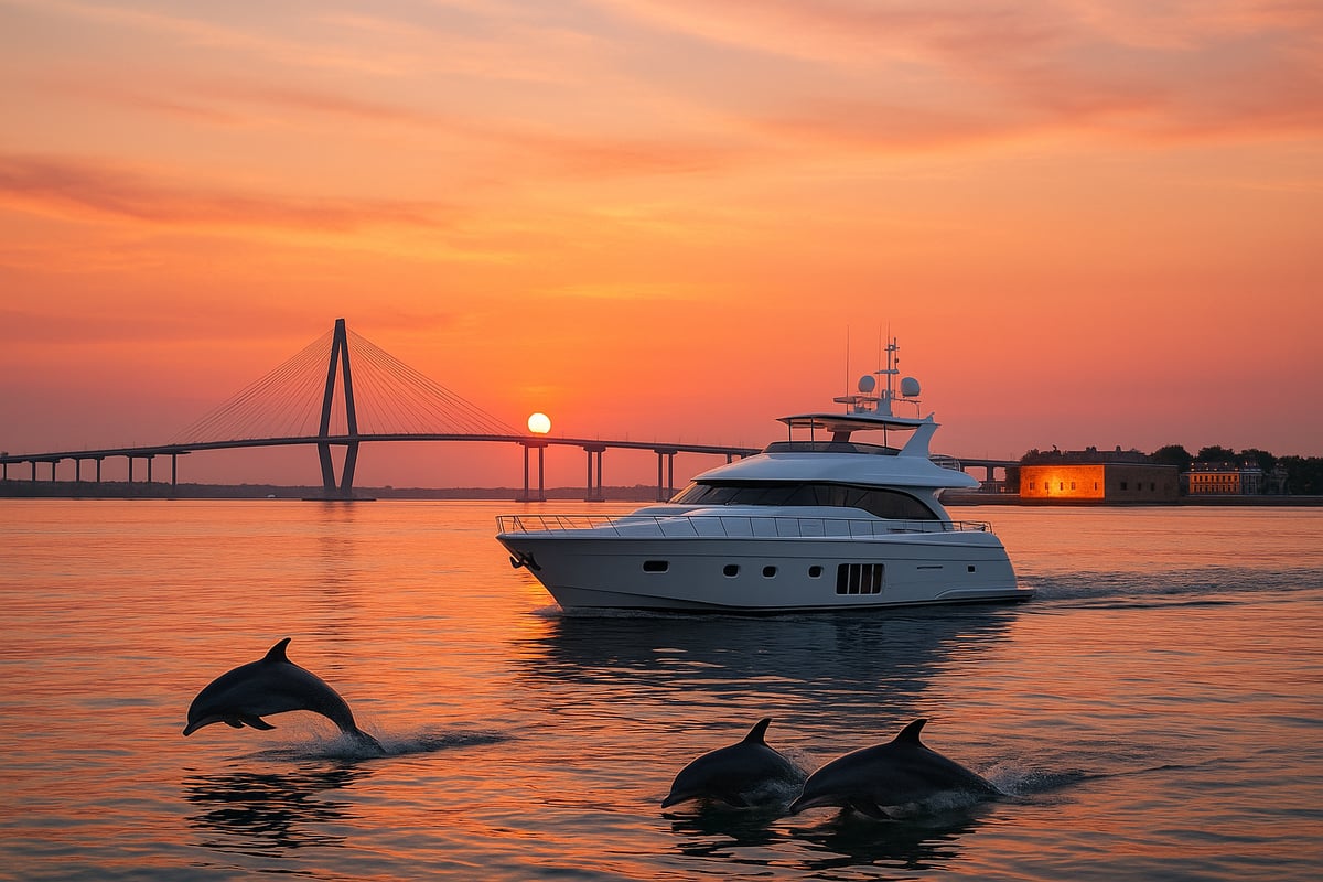 What You’ll See: Iconic Sights and Hidden Gems on Charleston’s Sunset Harbor Tours