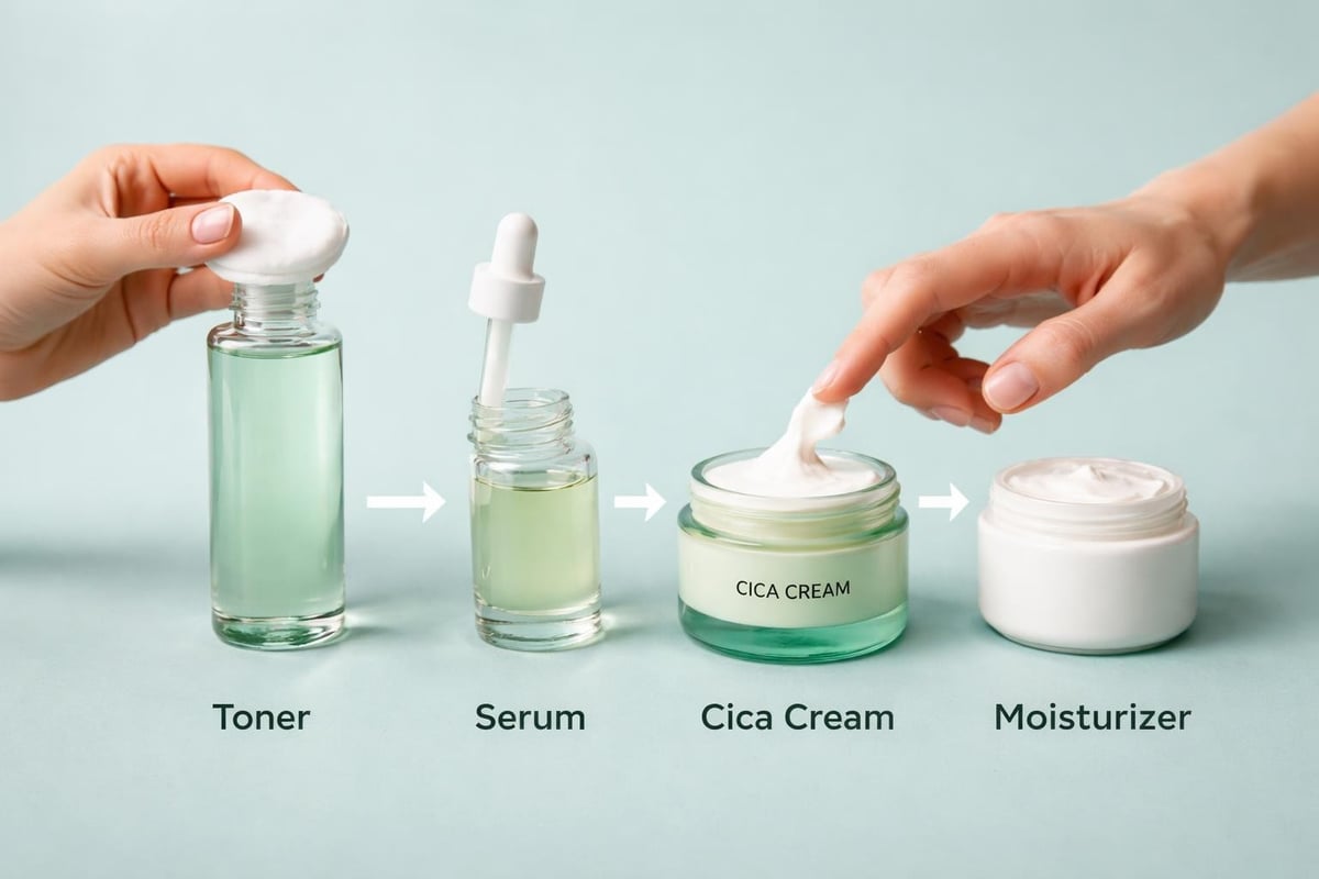 Skincare layering
