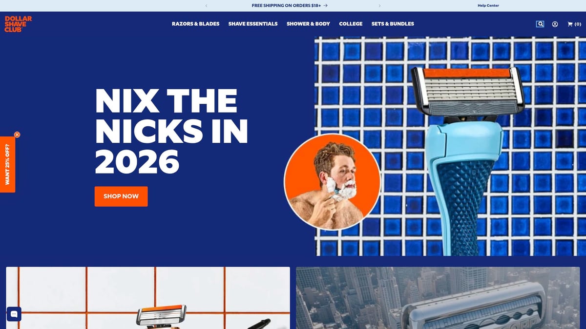 9 Brilliant Humorous Advertising Examples to Inspire in 2026 - Dollar Shave Club – “Our Blades Are F***ing Great” Launch Video