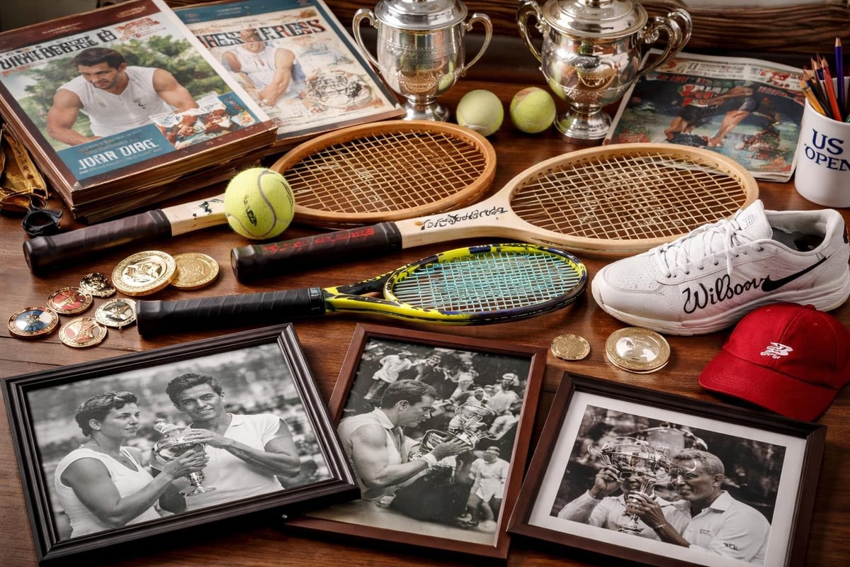 Tennis collectible categories