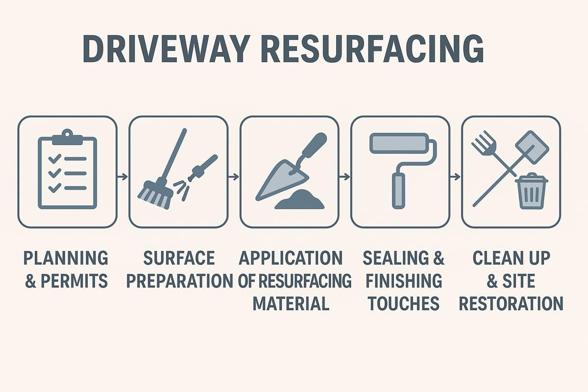 Step-by-Step Driveway Resurfacing Process