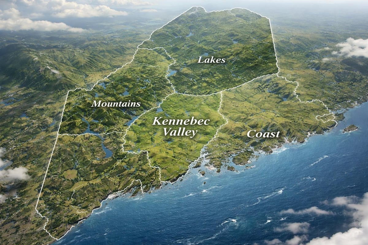 Maine regional map
