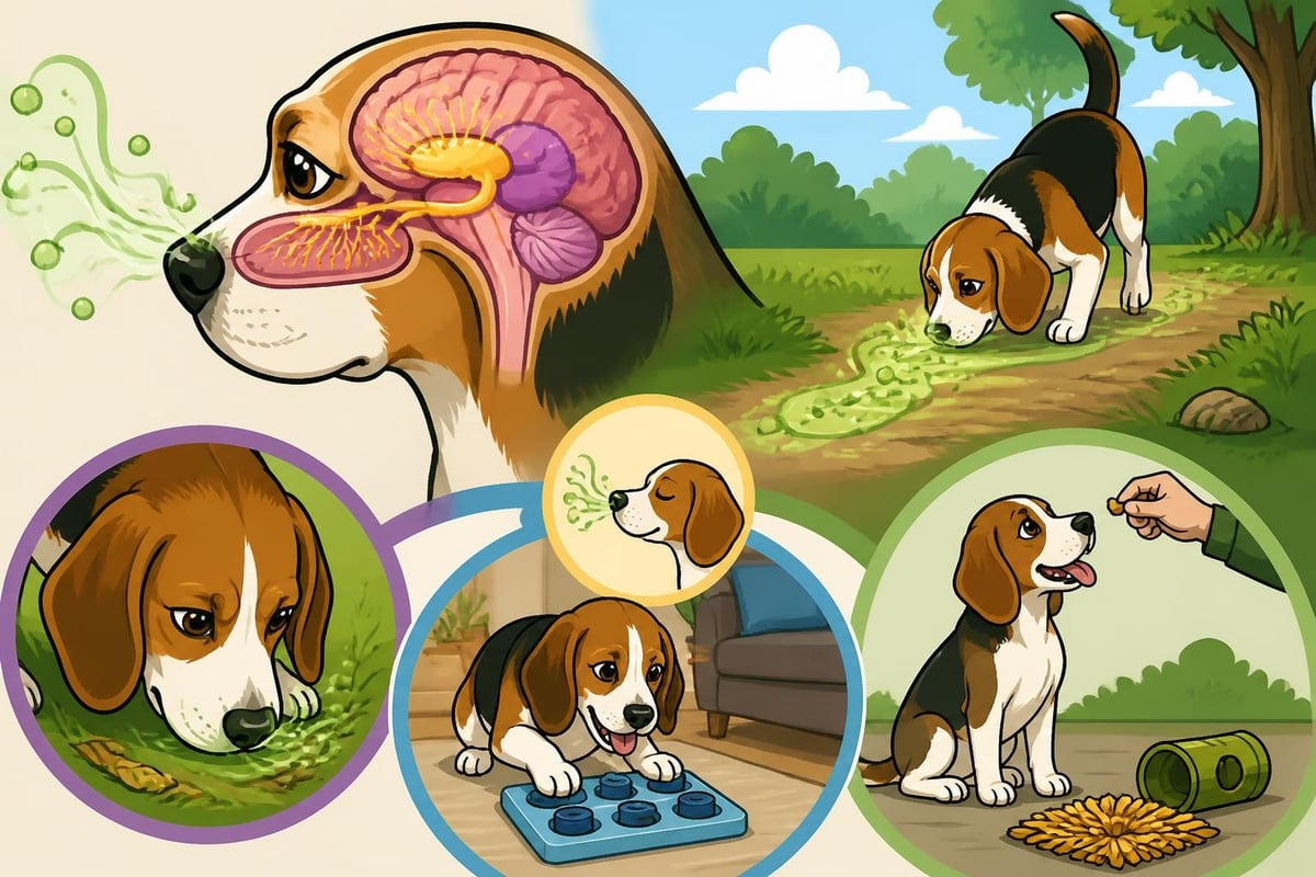 Beagle-Geruchssinn und Jagdtrieb