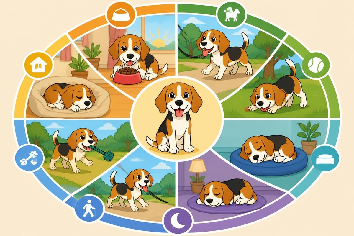 Tägliche Planung für den Beagle