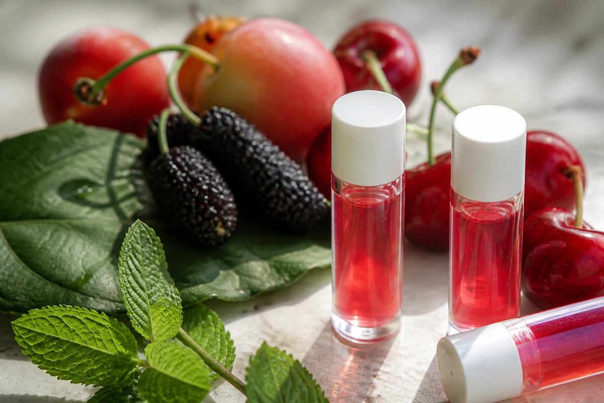 Fruit-based lip oil benefits