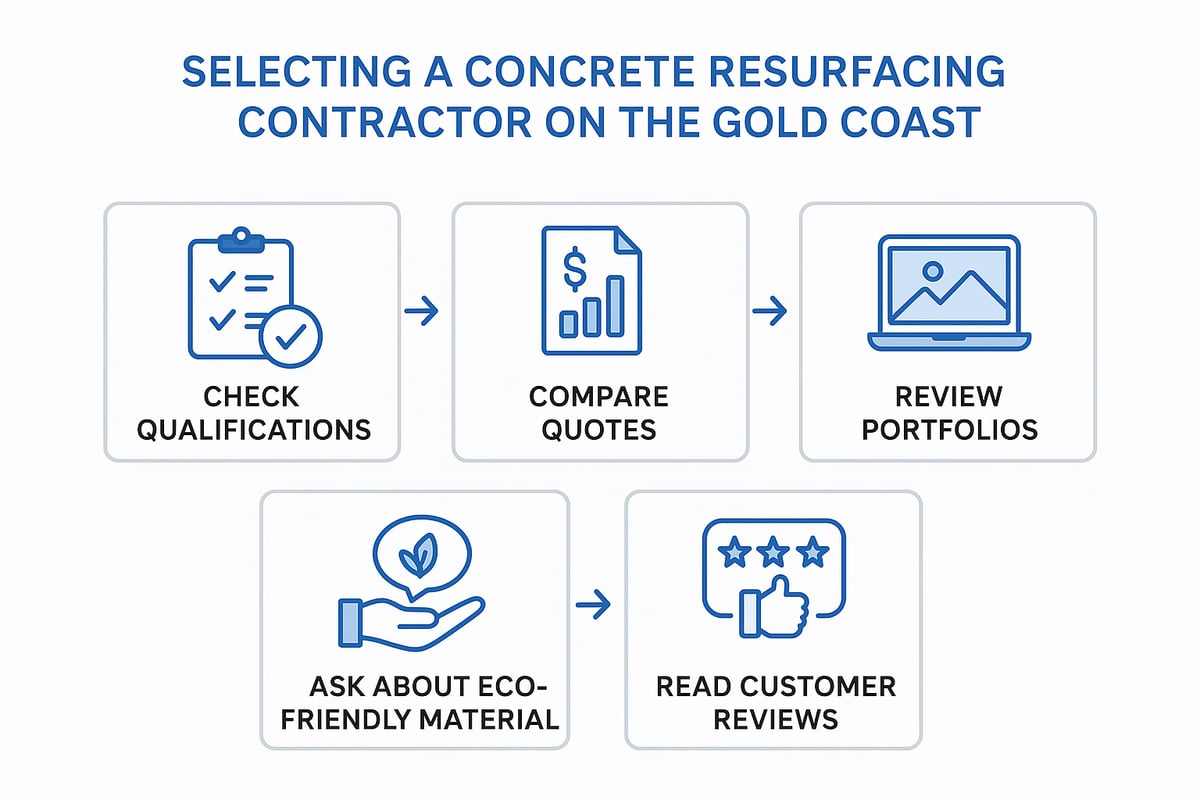 How to Choose the Right Concrete Resurfacing Contractor in Gold Coast