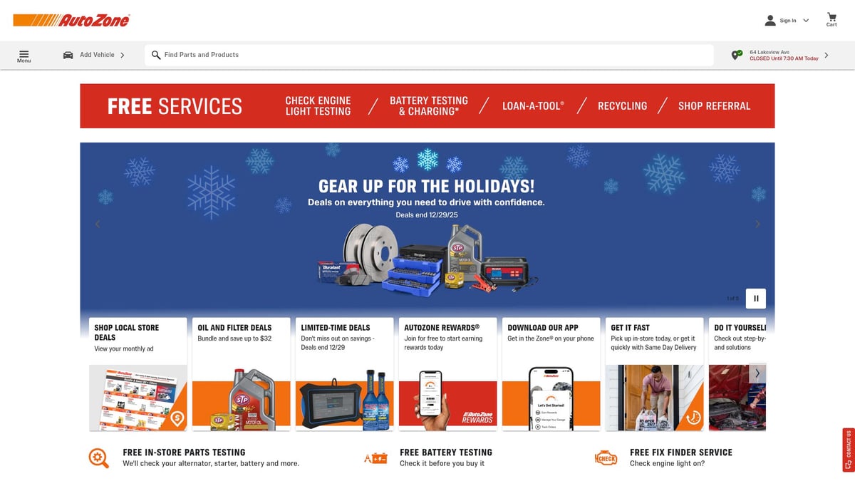 7 Essential Best Online Parts Store Picks for 2026 - AutoZone