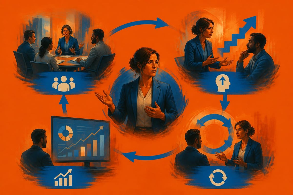 Management coach working structure