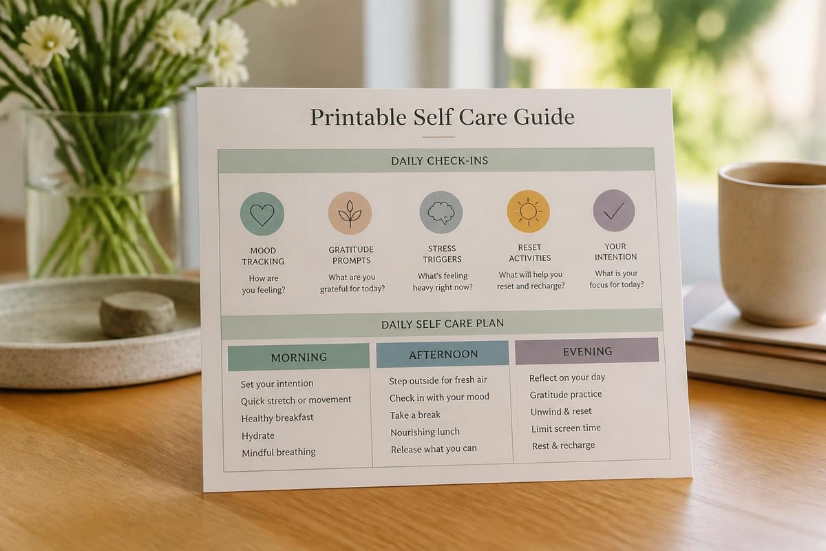 Self care guide structure