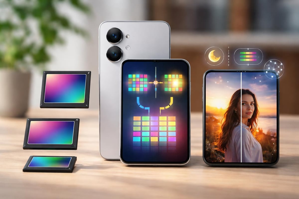 Smartphone camera sensor comparison
