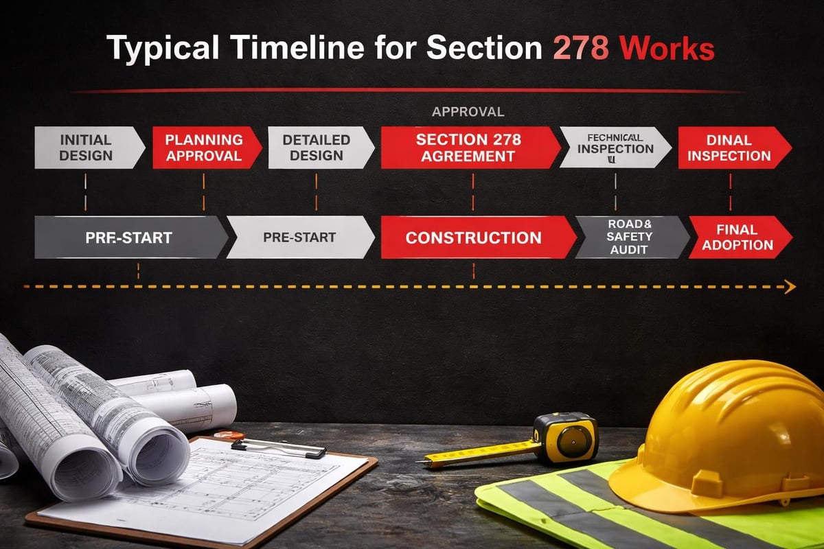 Section 278 project timeline