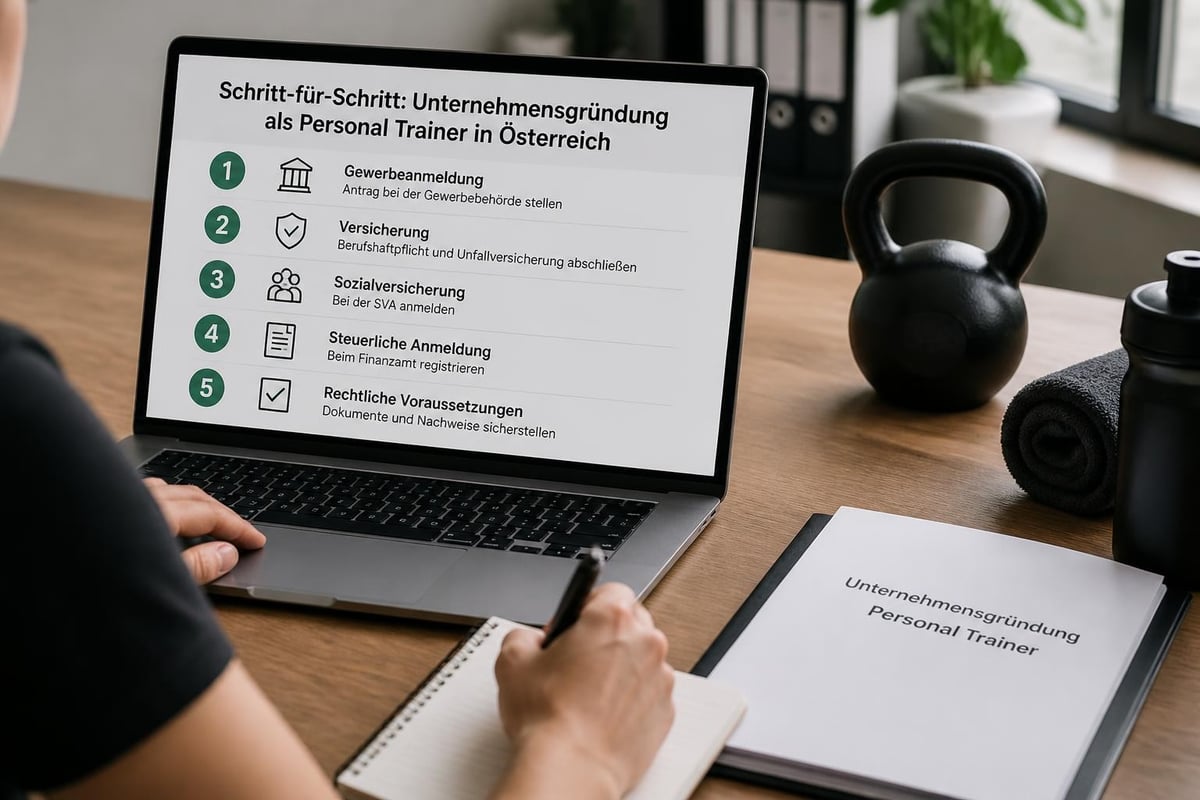 Gewerbeanmeldung Schritte