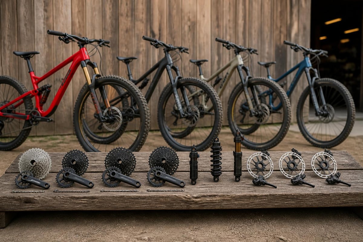 Mountain bike component hierarchy