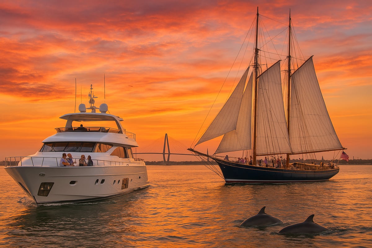Types of Sunset Cruises Available in Charleston