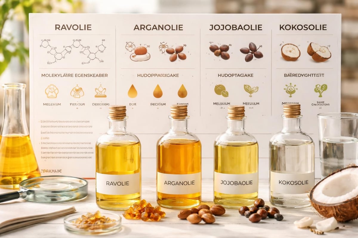 Ravolie sammenlignet med andre olier